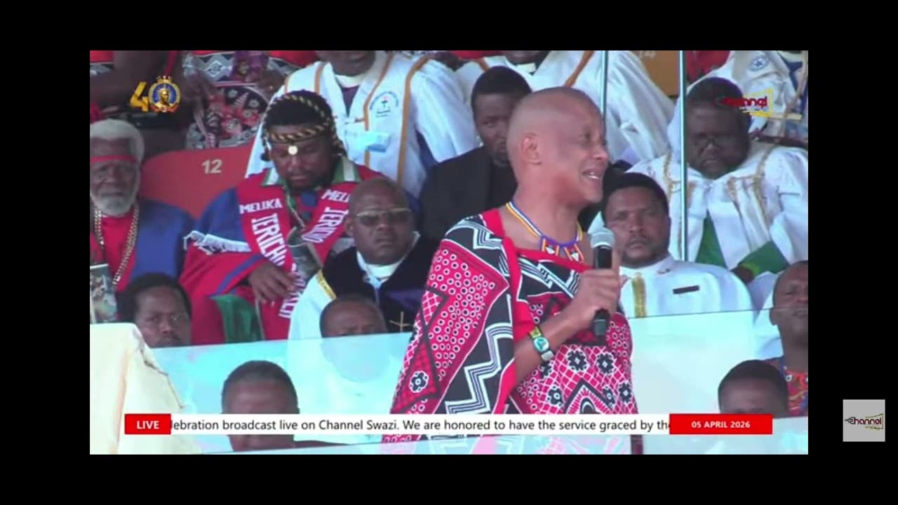 Greeting His Majesty King Mswati III of Eswatini